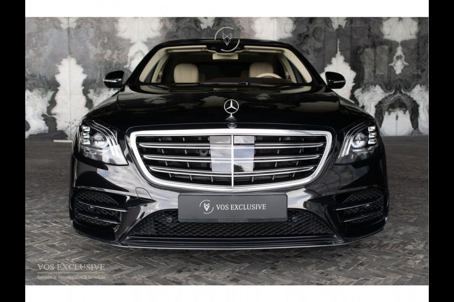 Mercedes-Benz S-Klasse 350d 4-M Lang AMG Plus Rij-assistentie Plus|4xMassage/stoelkoeling|Entertainment|Softclose|20"|HUD|Keyless|360°|New Service