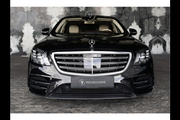 Mercedes-Benz S-Klasse 350d 4-M Lang AMG Plus Rij-assistentie Plus|4xMassage/stoelkoeling|Entertainment|Softclose|20"|HUD|Keyless|360°|New Service