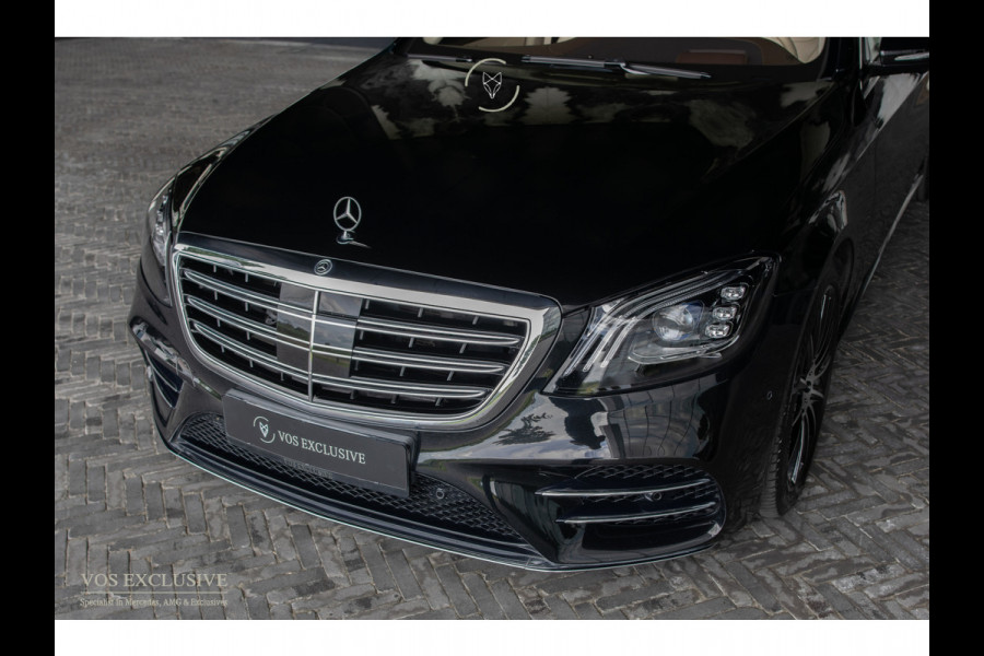 Mercedes-Benz S-Klasse 350d 4-M Lang AMG Plus Rij-assistentie Plus|4xMassage/stoelkoeling|Entertainment|Softclose|20"|HUD|Keyless|360°|New Service