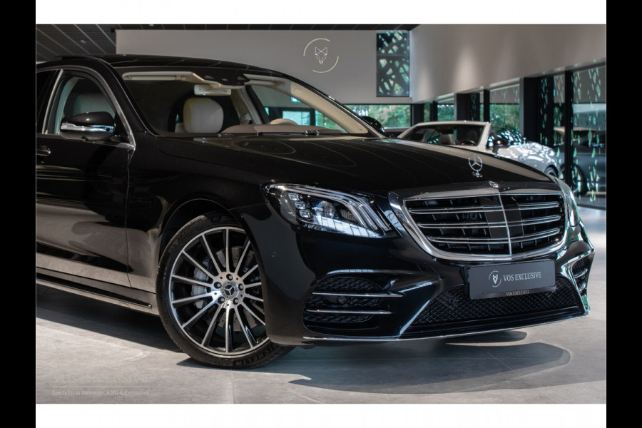Mercedes-Benz S-Klasse 350d 4-M Lang AMG Plus Rij-assistentie Plus|4xMassage/stoelkoeling|Entertainment|Softclose|20"|HUD|Keyless|360°|New Service