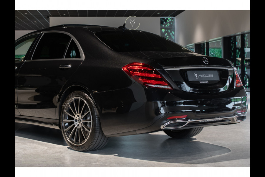 Mercedes-Benz S-Klasse 350d 4-M Lang AMG Plus Rij-assistentie Plus|4xMassage/stoelkoeling|Entertainment|Softclose|20"|HUD|Keyless|360°|New Service