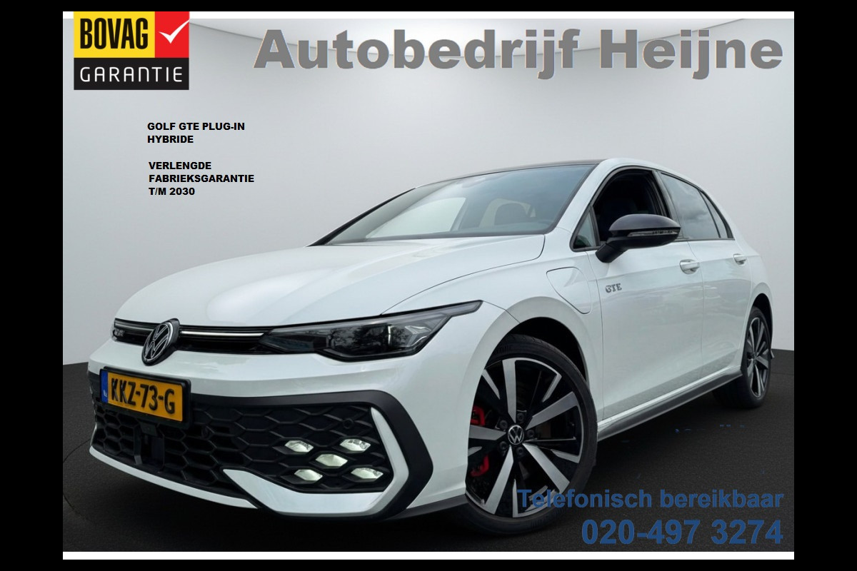 Volkswagen Golf GTE 1.5 eHybrid 272 PK HYBRID GTE-SPORT LEDER/LED-MATRIX/HEAD-UP!/18-INCH/TREKHAAK