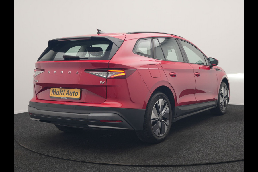 Škoda ENYAQ iV 50 Comfort 55 kWh Dealer O.H | Adaptive Cruise | Camera | Crystal LED | Apple Carplay | Sportstoelen Verwarmd | BLIS | Virtual | Navigatie | DAB | 19"L.M |