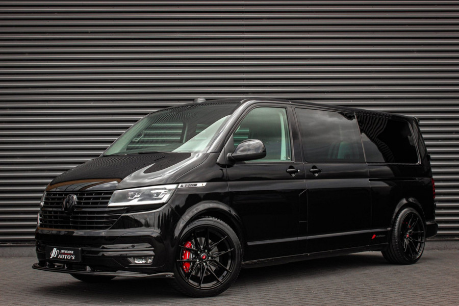 Volkswagen Transporter 2.0 TDI L2H1 204PK BULLI DC DUBBEL CABINE / JB-EDITION / FULL OPTIONS / LEDER BEKLEDING / FULL BLACK /APPLE