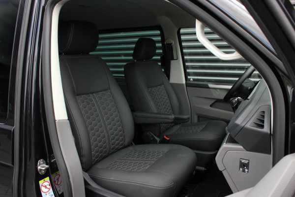 Volkswagen Transporter 2.0 TDI L2H1 204PK BULLI DC DUBBEL CABINE / JB-EDITION / FULL OPTIONS / LEDER BEKLEDING / FULL BLACK /APPLE