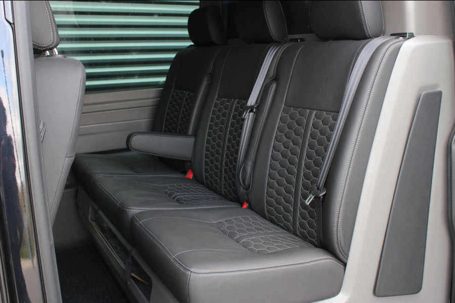Volkswagen Transporter 2.0 TDI L2H1 204PK BULLI DC DUBBEL CABINE / JB-EDITION / FULL OPTIONS / LEDER BEKLEDING / FULL BLACK /APPLE