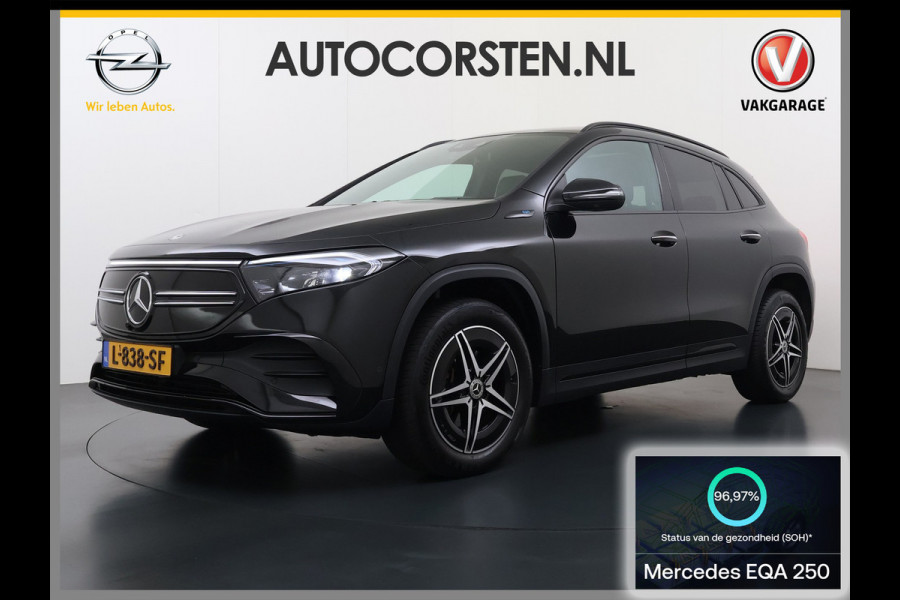 Mercedes-Benz EQA AMG 67kWh SOH 97% Pano.dak Leer/Alcantara 360Camera Hud Sfeerverlichting MemorySeats Navi Keyless Pdc Usb Apple/Android Elek.klep Ecc Aut.Verlichting Lane-dep. Dab 18''LM 250 Business Solution