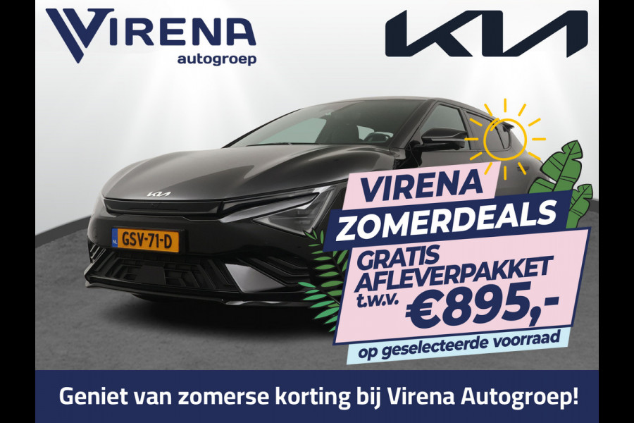 Kia Ev6 GT-Line 84 kWh - Navigatie - LED Koplampen - Stoelverkoeling - Climate Control - Adaptief Cruise Control - Lichtmetalen Velgen - Fabrieksgarantie Tot 2031