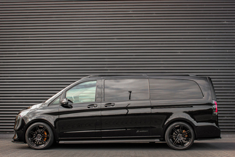 Mercedes-Benz V-Klasse 300d L3 240PK JB-EDITION EXTRA LANG / ELEK-SCHUIFDEUREN / NIGHT EDITION / DUBBEL CABINE DC /STOELVERWAMING