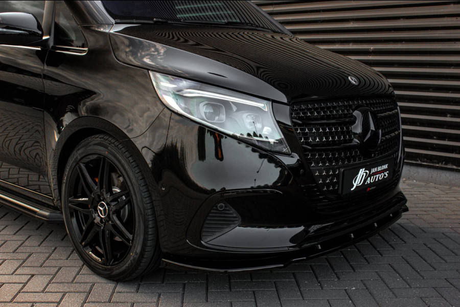 Mercedes-Benz V-Klasse 300d L3 240PK JB-EDITION EXTRA LANG / ELEK-SCHUIFDEUREN / NIGHT EDITION / DUBBEL CABINE DC /STOELVERWAMING