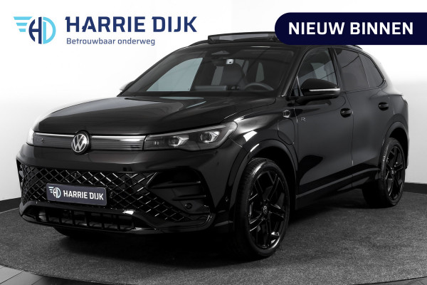 Volkswagen Tiguan 1.5 eHybrid 272PK R-Line Edition | Black Style | 15 inch Navi | Elek. Trekhaak | IQ Light | S/K-Panodak | Dig. Cockpit | Adapt. Cruise | Stoel-+Stuurverw. | 360 Camera | NAV + App. Connect | ECC | Elek. Klep | LM 20" | 4107