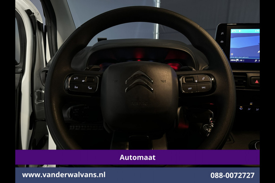 Citroën Berlingo 1.2 PureTech 130pk Automaat Benzine L1H1 Euro6 Airco | 3-Zits | Navigatie | Camera | Apple Carplay Android Auto, Cruisecontrol, Parkeersensoren