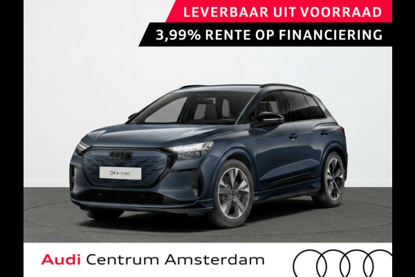 Audi Q4 e-tron S edition e-tron 82 kWh 286 pk | Techniekpakket plus | Optiekpakket zwart-glanzend | MMI bijrijdersdisplay | Trekhaak |