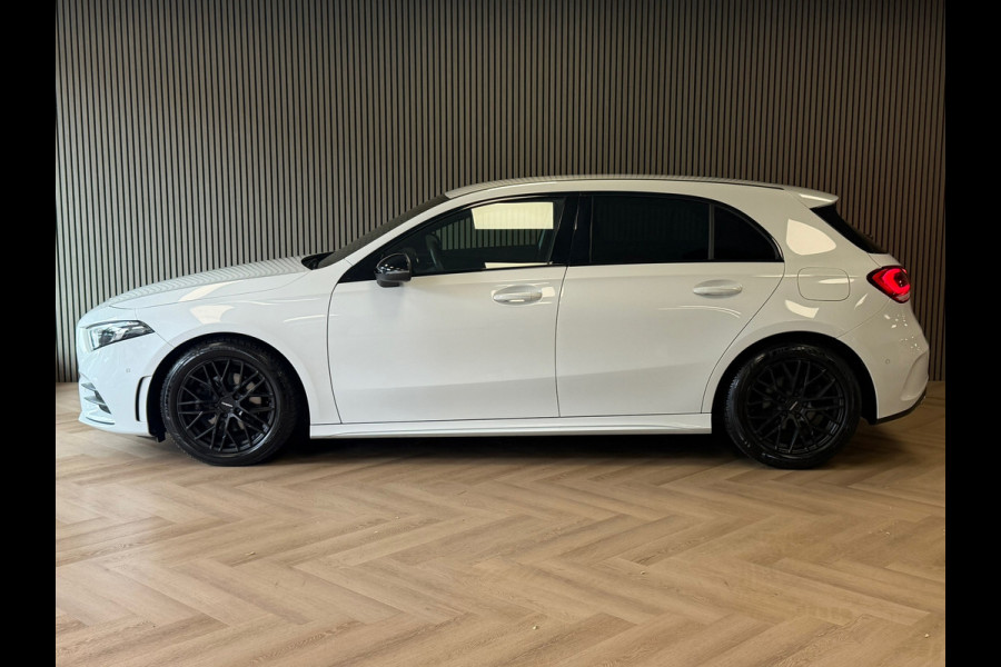Mercedes-Benz A-Klasse 180 AMG Line AUT. SFEERVERLICHTING CAMERA NAVIGATIE CRUISE PDC KEYLESS-GO STOELVERWARMING AIRCO USB
