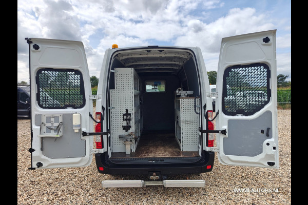 Renault Master T35 2.3 dCi 135 L2H2+ werkplaats inrichting , Euro 6 , 1e Eig , 140 PK , Apk 4- 2027 , Camera , leuke bus.