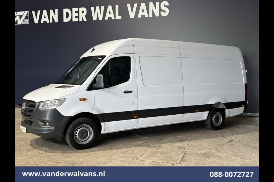 Mercedes-Benz Sprinter 317 CDI 170pk L3H2 Euro6 Airco | 360 Graden Camera | Navigatie | Apple Carplay | Chauffeursstoel Cruisecontrol, Android Auto, Stoelverwarming, 270 Graden Achterdeuren, Parkeersensoren, Bijrijdersbank