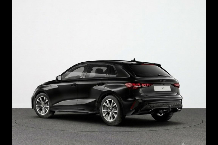 Audi A3 Sportback S edition e-hybrid 204 pk | Warmtewerend glas donker tint | Techniekpakket plus | Optiekpakket zwart plus | Trekhaak |