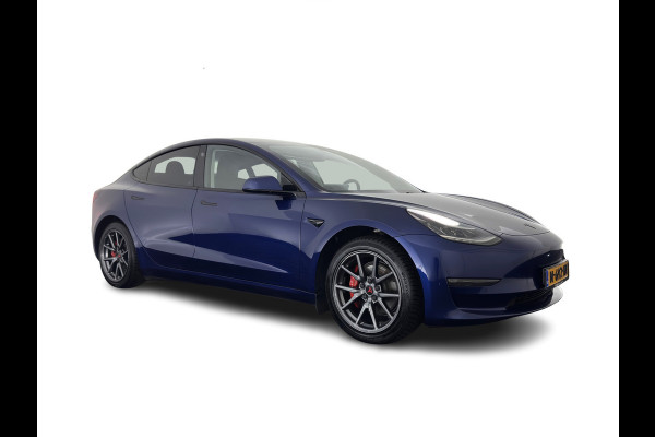 Tesla Model 3 Long Range AWD 75 kWh [3-Fase-11kW ] {SoH-82%} Aut. *PANO | AUTOPILOT | LEATHER | TOWBAR | KEYLESS | FULL-LED | MEMORY-PACK | TOPVIEW | DAB | CARPLAY | DIGI-COCKPIT | LANE-ASSIST | HEATED-COMFORTSEATS | 18"ALU*