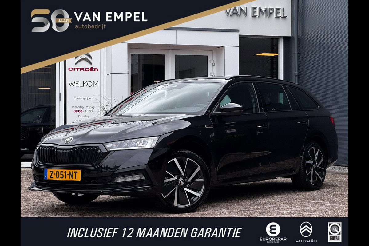 Škoda Octavia Combi 1.4 TSI iV PHEV Sportline Business | 98 % SOH | Trekhaak | NL-Auto | Winter Pack | Adaptive Cruise