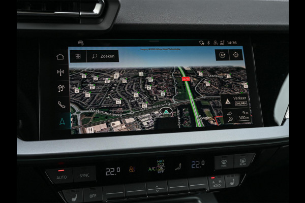 Audi A3 Sportback 45 TFSI e S edition Competition | Panoramadak | 5 jr Garantie | HUD | Sonos Sound | Camera | Ambiance interieur | Active Cruise | S-Seats + Memory | Stoelverwarming | Keyless |