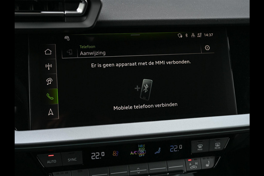Audi A3 Sportback 45 TFSI e S edition Competition | Panoramadak | 5 jr Garantie | HUD | Sonos Sound | Camera | Ambiance interieur | Active Cruise | S-Seats + Memory | Stoelverwarming | Keyless |