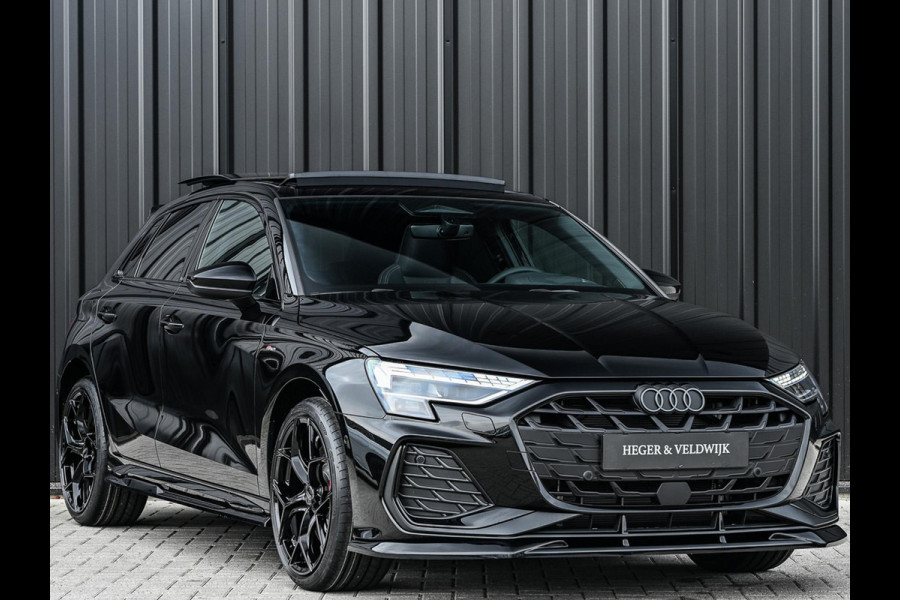 Audi A3 Sportback 45 TFSI e S edition Competition | Panoramadak | 5 jr Garantie | HUD | Sonos Sound | Camera | Ambiance interieur | Active Cruise | S-Seats + Memory | Stoelverwarming | Keyless |