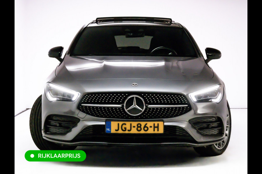 Mercedes-Benz CLA-Klasse Shooting Brake 250 e AMG Line Night Pack 218 PK | Panoramadak | Afn. trekhaak | Stoelverwarming | Navigatie | Sfeerverlichting Camera, Car-play, , Multibeam led, 19"LMV