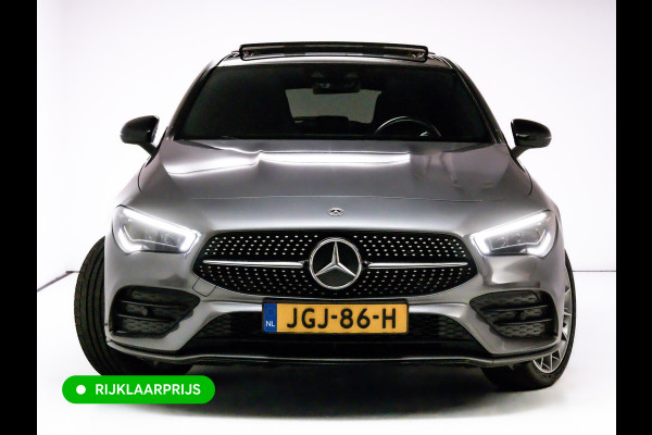 Mercedes-Benz CLA-Klasse Shooting Brake 250 e AMG Line Night Pack 218 PK | Panoramadak | Afn. trekhaak | Stoelverwarming | Navigatie | Sfeerverlichting Camera, Car-play, , Multibeam led, 19"LMV