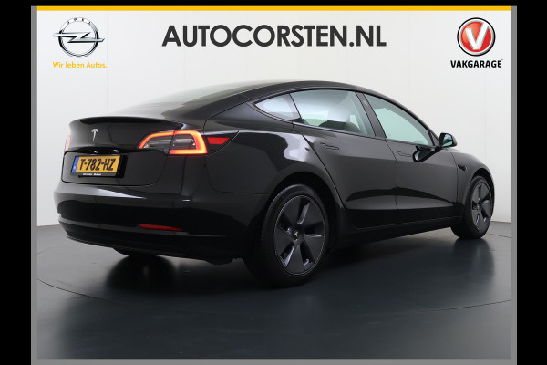 Tesla Model 3 Long Range RWD 75 kWh SOH 93% Warmtepomp Panoramadak Navi Camera's Leder Memory Stuur+Stoelverwarming Traffic-Aware Cruise Control AMD Ryzen™ Elek.Achterklep Led