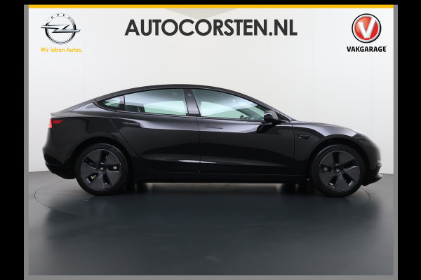 Tesla Model 3 Long Range RWD 75 kWh SOH 93% Warmtepomp Panoramadak Navi Camera's Leder Memory Stuur+Stoelverwarming Traffic-Aware Cruise Control AMD Ryzen™ Elek.Achterklep Led