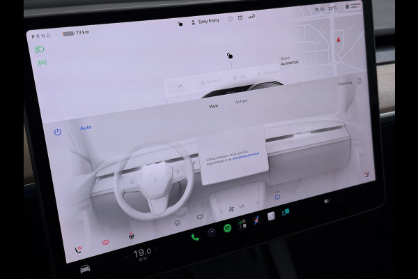 Tesla Model 3 Long Range RWD 75 kWh SOH 93% Warmtepomp Panoramadak Navi Camera's Leder Memory Stuur+Stoelverwarming Traffic-Aware Cruise Control AMD Ryzen™ Elek.Achterklep Led