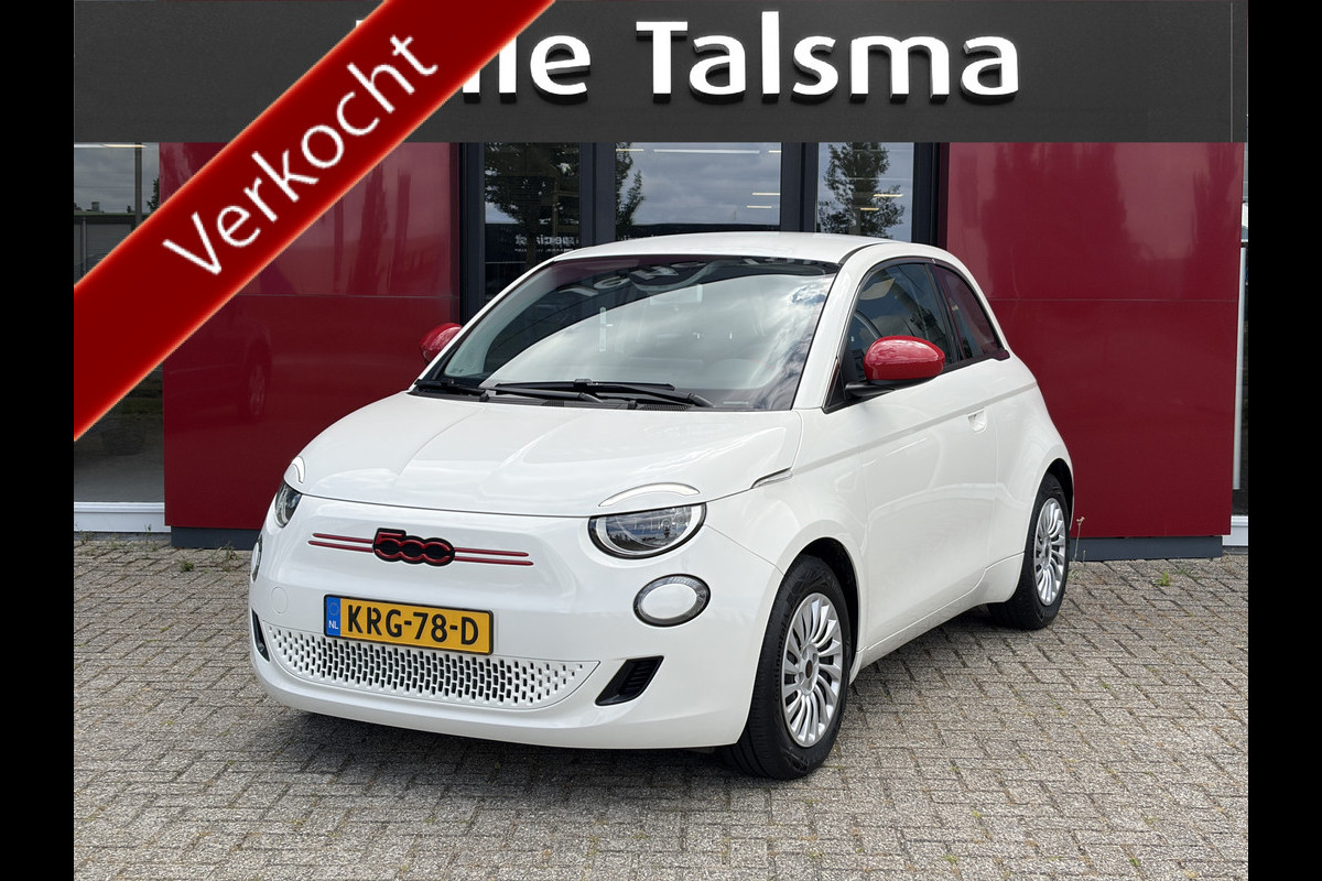 Fiat 500 RED 24 kWh | Climate Control | Navigatie | Apple/Android CarPlay