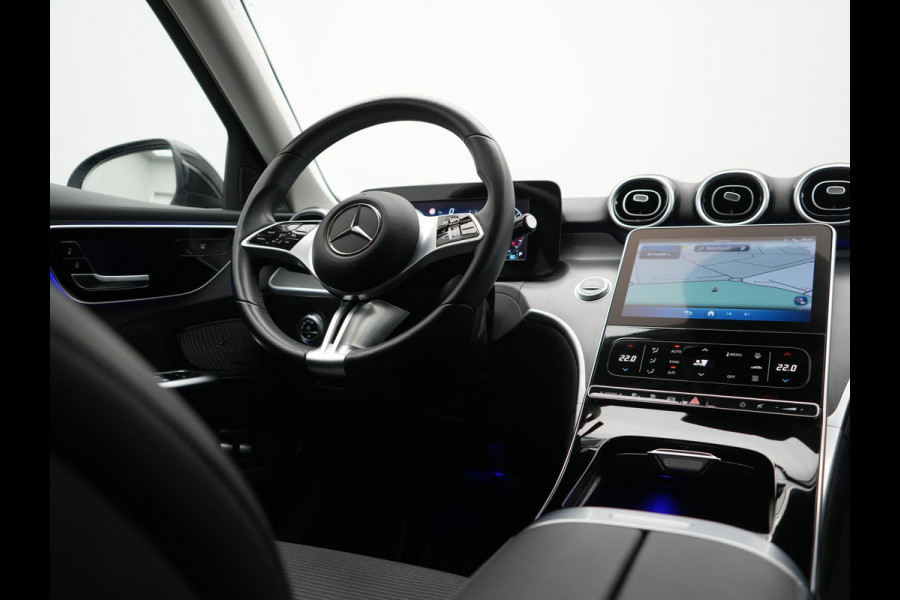 Mercedes-Benz C-Klasse Estate 300 e Avantgarde PHEV 313pk Dealer O.H | Cruise Control | Camera | Apple Carplay | Virtual | Elektrische Sportstoelen Verwarmd | Navigatie | MBUX Infotainment | DAB | 17"L.M | Plug In Hybrid |