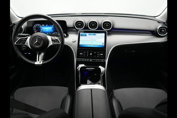 Mercedes-Benz C-Klasse Estate 300 e Avantgarde PHEV 313pk Dealer O.H | Cruise Control | Camera | Apple Carplay | Virtual | Elektrische Sportstoelen Verwarmd | Navigatie | MBUX Infotainment | DAB | 17"L.M | Plug In Hybrid |