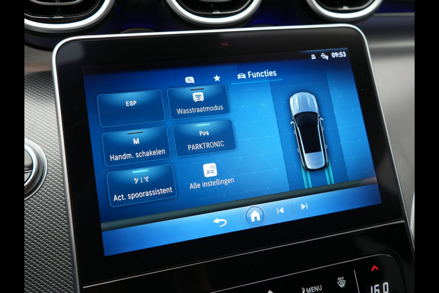 Mercedes-Benz C-Klasse Estate 300 e Avantgarde PHEV 313pk Dealer O.H | Cruise Control | Camera | Apple Carplay | Virtual | Elektrische Sportstoelen Verwarmd | Navigatie | MBUX Infotainment | DAB | 17"L.M | Plug In Hybrid |