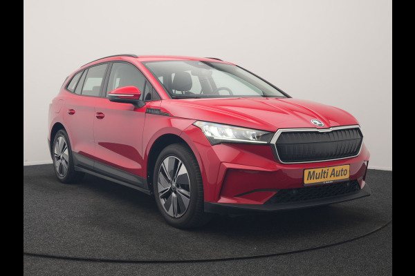 Škoda ENYAQ iV 50 Comfort 55 kWh Dealer O.H | Adaptive Cruise | Camera | Crystal LED | Apple Carplay | Sportstoelen Verwarmd | BLIS | Virtual | Navigatie | DAB | 19"L.M |