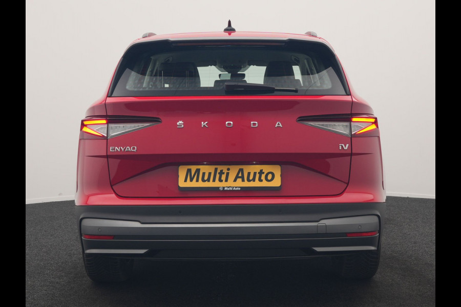Škoda ENYAQ iV 50 Comfort 55 kWh Dealer O.H | Adaptive Cruise | Camera | Crystal LED | Apple Carplay | Sportstoelen Verwarmd | BLIS | Virtual | Navigatie | DAB | 19"L.M |