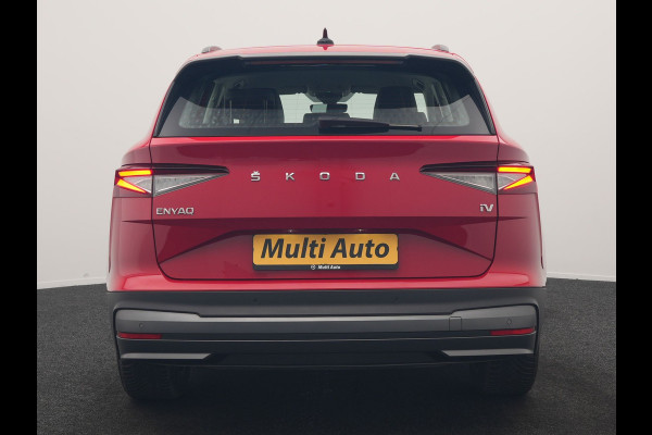 Škoda ENYAQ iV 50 Comfort 55 kWh Dealer O.H | Adaptive Cruise | Camera | Crystal LED | Apple Carplay | Sportstoelen Verwarmd | BLIS | Virtual | Navigatie | DAB | 19"L.M |