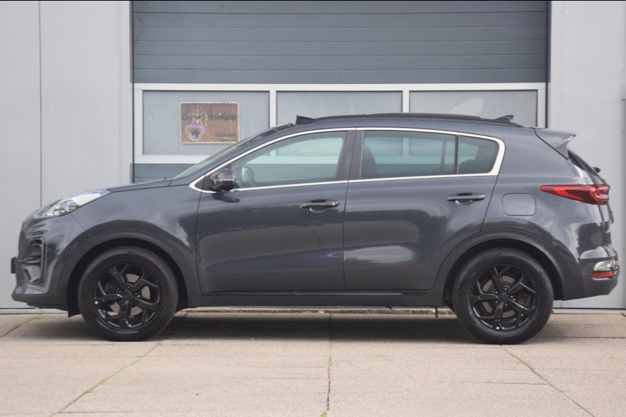 Kia Sportage 1.6 T-GDI Black Edition LEDEREN BEKLEDING/PANORAMADAK/VOORSTOELEN VERWARMD