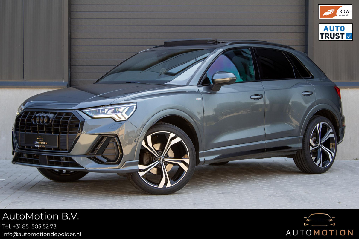 Audi Q3 35 TFSI S Line PANO CAMERA ELEKTRISCHE STOELEN SFEER PARKEERASSISTENT
