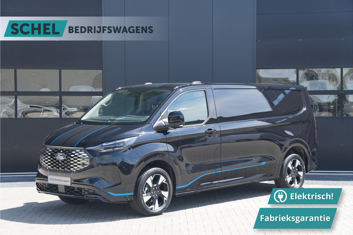 Ford E-Transit Custom 340 L2H1 Sport 71 kWh 218pk - ACC - B&O - Navi - Stoel/Stuurverwarming - 360 Camera - Blindspot - Rijklaar