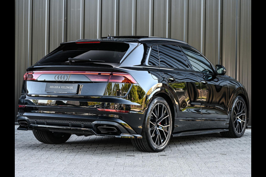 Audi Q8 55 TFSI e quattro Pro Line S Memory seats | 360 Camera | Keyless | Soft close | Adaptive cruise | Panoramadak | B&O sound | Achterbank verwarmd | Ambiance interieur | El. trekhaak