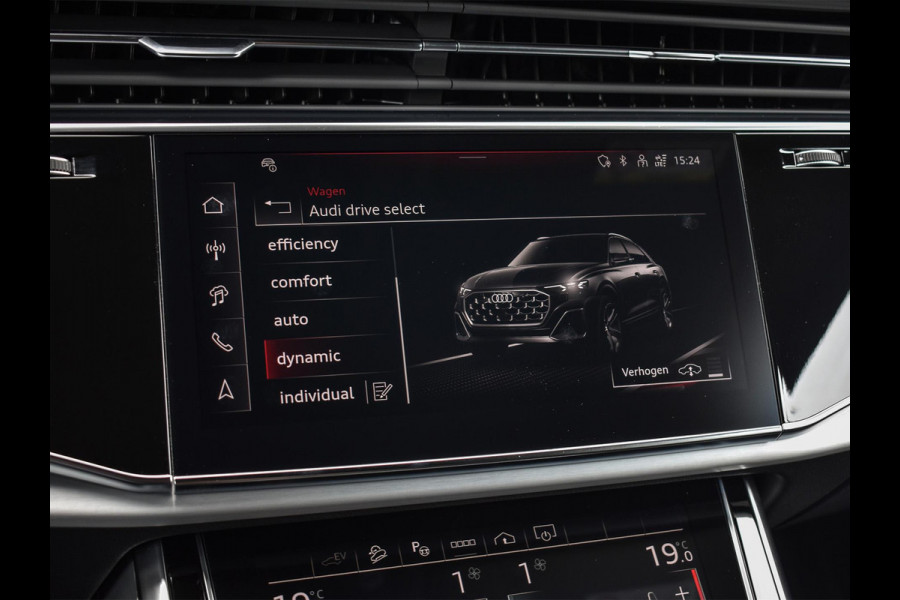 Audi Q8 55 TFSI e quattro Pro Line S Memory seats | 360 Camera | Keyless | Soft close | Adaptive cruise | Panoramadak | B&O sound | Achterbank verwarmd | Ambiance interieur | El. trekhaak
