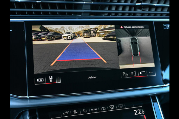 Audi Q8 55 TFSI e quattro Pro Line S Memory seats | 360 Camera | Keyless | Soft close | Adaptive cruise | Panoramadak | B&O sound | Achterbank verwarmd | Ambiance interieur | El. trekhaak