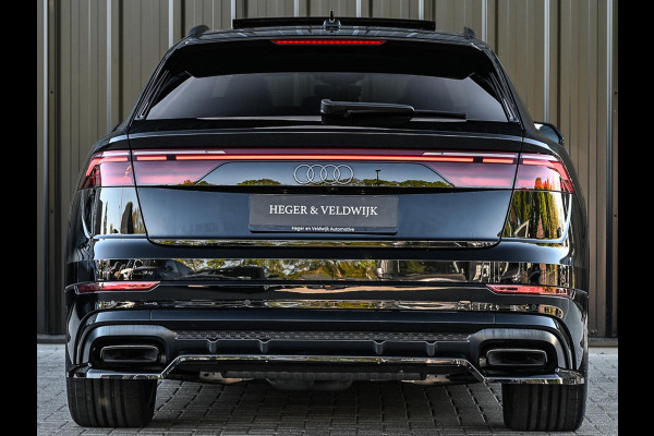 Audi Q8 55 TFSI e quattro Pro Line S Memory seats | 360 Camera | Keyless | Soft close | Adaptive cruise | Panoramadak | B&O sound | Achterbank verwarmd | Ambiance interieur | El. trekhaak