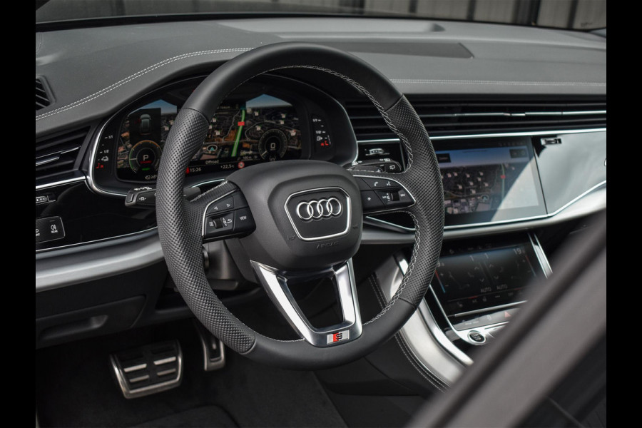 Audi Q8 55 TFSI e quattro Pro Line S Memory seats | 360 Camera | Keyless | Soft close | Adaptive cruise | Panoramadak | B&O sound | Achterbank verwarmd | Ambiance interieur | El. trekhaak