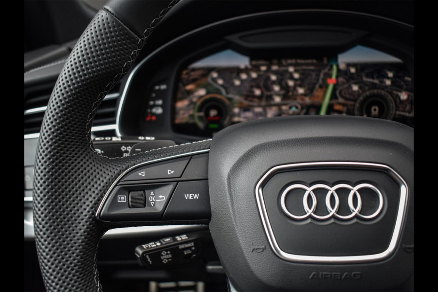Audi Q8 55 TFSI e quattro Pro Line S Memory seats | 360 Camera | Keyless | Soft close | Adaptive cruise | Panoramadak | B&O sound | Achterbank verwarmd | Ambiance interieur | El. trekhaak