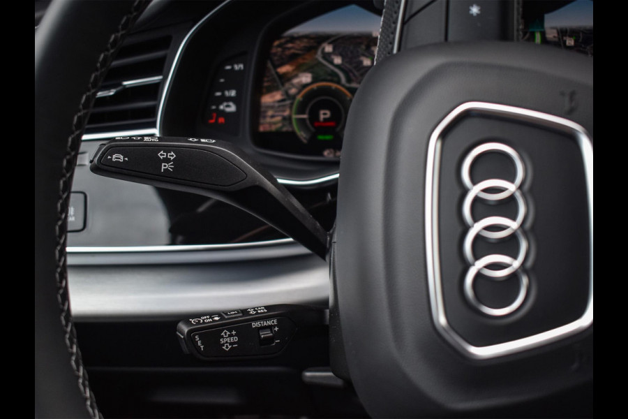 Audi Q8 55 TFSI e quattro Pro Line S Memory seats | 360 Camera | Keyless | Soft close | Adaptive cruise | Panoramadak | B&O sound | Achterbank verwarmd | Ambiance interieur | El. trekhaak