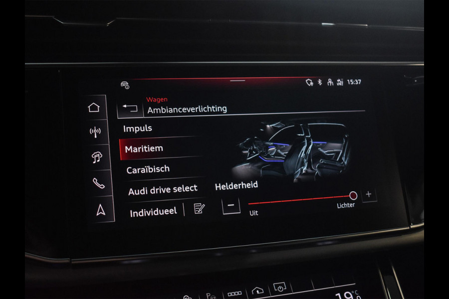 Audi Q8 55 TFSI e quattro Pro Line S Memory seats | 360 Camera | Keyless | Soft close | Adaptive cruise | Panoramadak | B&O sound | Achterbank verwarmd | Ambiance interieur | El. trekhaak
