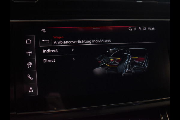 Audi Q8 55 TFSI e quattro Pro Line S Memory seats | 360 Camera | Keyless | Soft close | Adaptive cruise | Panoramadak | B&O sound | Achterbank verwarmd | Ambiance interieur | El. trekhaak